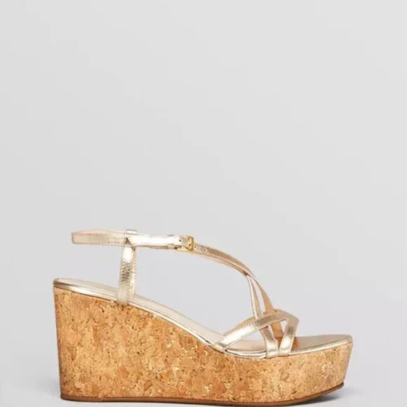 kate Spade Cork Wedges !!! Size 8.5 - Picture 2 of 3